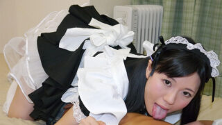 Mai Araki is not wearing any panties while cleaning her client\’s home